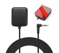 Bingfu Antena GPS por Vehículo Coche Dashcam Antena GPS Activa Conector Audio 3.5mm para Coche Camión SUV Parabrisas Espejo Dash Camera Vedio Vigilancia Grabadora DVR Receptor Perseguidor GPS