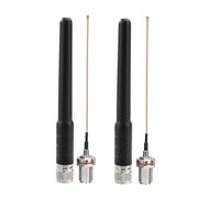 Bingfu Antena Lora tipo N con cable adaptador de conector N, paquete de 2 compatibles con radios RAK LoRa Meshtastic 915 MHz, nodos solares, base Lorawan, repetidor de nodos de malla para