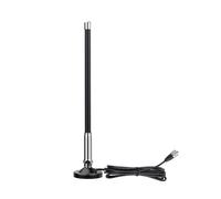 Bingfu Antena Móvil Ham de Doble Banda VHF UHF 136-174MHz 400-460MHz, Antena de Fibra de Vidrio de 35cm con Base Magnética, Cable RG58 de 5m y Conector PL259 para Vehículo, Barco y Radios de Dos Vías