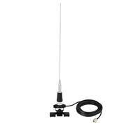 Bingfu Antena Móvil VHF136-174 MHz, Antena de Radioaficionado con Soporte de 50cm y Conector PL259, Cable de 5m para Radios Bidireccionales y Dispositivos de Comunicación Amateur