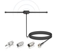Bingfu Antena Radio FM Dab con Cable de Extensión de 3 Metros para Sistema de Música Bose Wave de Interior, Receptor Estéreo para el Jogar, Receptor de Audio y Video AV para Cine en Casa