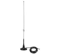 Bingfu Antena Radio Móvil Banda Dual VHF UHF 136-174MHz 400-460MHz Antena Radioaficionado Vehículos 53cm con Base Magnética, Cable 5m, Conector PL259 para Radio Bidireccionales y Dispositivos Amateur