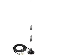 Bingfu Antena Radio Móvil VHF UHF Doble Banda 136-174MHz 400-460MHz Antena Radioaficionado Base Magnética Conector PL259 para BTECH ICOM Midland Yaesu TYT AnyTone Radio Aficionado Móvil