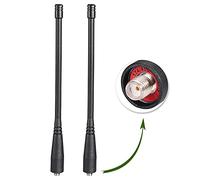 Bingfu Antena Radio Walkie Talkie SMA Hembra VHF UHF 136-174 MHz 400-460MHz Doble Banda Radio Bidireccional Radio Radioaficionado (2-Paquete) para Wouxun Baofeng UV-5R BF-F8HP UV-82 BF-888S