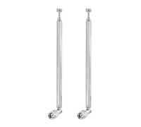 Bingfu Antena telescópica macho SMA de 6 secciones (paquete de 2) compatible con RTL-SDR Blog V3 Dongles HackRF One SDR Nooelec RTL-SDR v5 Reemplazo de antena de comunicación de radio