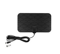 Bingfu Antena TV Interior Antena HDTV Digital con Cable de Extensión 3Metros para Freeview TV Antena para HDTV Digital Smart TV Soporte 1080p VHF UHF Televisión Canales Localesd