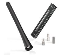 Bingfu Antena Universal Coche Radio 16 cm Montaje en Techo Goma Antena Corta Reemplazo de Mástil con Excelente Recepción FM y Am para Todos los Coches Camiones SUV Tornillos M4.0 M5.0 M6.0