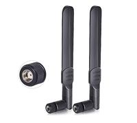 Bingfu Antena WiFi Doble Banda 2.4GHz 5GHz 5.8GHz 8dBi RP-SMA Macho MIMO para ASUS Fenvi Rosewill Gigabyte Enrutador Inalámbrico Mini PCI Express PCIE Tarjeta de Red Cámara de Eeguridad