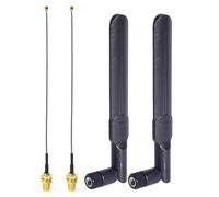 Bingfu Antena WiFi Doble Banda 8dBi Antena Macho RP-SMA y 15cm RP-SMA Hembra Pigtail Cable de Extensión para Intel Fenvi DELL Tarjeta de Red Inalámbrico Mini PCI Express PCIE