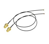 Bingfu - Antena WiFi U.FL IPX IPEX MHF4 a RP-SMA Cable Montaje mamparo Hembra 25 cm/9,84 Inch 2-Pack para Intel AX200NGW 8265AC 8265NGW 7265AC 9560AC Interfaz M.2 NGFF Tarjeta de Red Adaptador WiFi