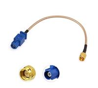 Bingfu Cable Adaptador de Antena GPS Coche SMA Macho a Fakra C Macho Cable Coaxial 15 cm para Vehículo Camión Coche Receptor Estéreo Unidad Principal Sistema Navegación GPS Módem Rastreador GPS