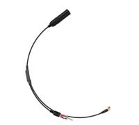 Bingfu Cable Adaptador Divisor de Antena para Radio de Coche Dab FM (Conector DIN Hembra a DIN Macho + SMB), Convertidor de Antena Dab Activo para Radio de Coche, 30 cm
