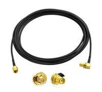Bingfu Cable Extensión Antena 4G SMA Macho a Hembra Angulo Recto 3m / 9.8pies RG174 Compatible con Router WiFi 4G LTE, Radio Dab de Coche, Tarjeta PCI, Punto de Acceso,FPV Multicopter