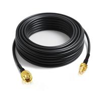 Bingfu Cable Extensión Antena SMA Macho a SMA Hembra Montaje en Mamparo RG174 10 Metros Compatible con Enrutador 4G LTE Módem de Puerta de Enlace Receptor Dongle SDR Celular