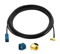Bingfu Dab Cable Adaptador, Fakra Z Hembra a SMB Macho Adaptador con 500 CM 16.4 FT RG174 Cable de Extensión para Radio Dab Alpine AiliTech Clarion Pioneer