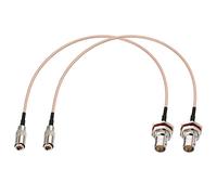 Bingfu DIN 1.0/2.3 macho a BNC hembra 75 ohmios Vedio SDI Cable 12 pulgadas paquete de 2 para HD SDI 3G SDI Vedio grabadora Cámara Assist Monitor Audio Gateway Hub Broadcast Router Frame Synchronizer
