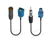 Bingfu Fakra Z a DIN Cable Adaptador de Antena Radio Coche Universal para Vehículo Estéreo (paquete de 2) para Audio Estéreo de Coche Unidad Principal Radio HD Receptor de Reproductor Multimedia de CD