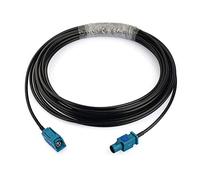 Bingfu Fakra Z Hembra a Macho Cable de Extensión de Antena del Vehículo 5m para Estéreo de Coche Unidad Principal de Android Navegacion GPS Radio FM Am Radio Satelital Sirius XM Módulo Bluetooth