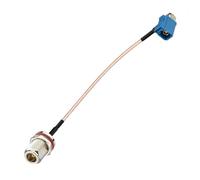 BINGFU Fakra Z hembra ángulo recto a N mamparo Jack 5.9 pulgadas RG316 Cable adaptador convertidor de cable de puente para estéreo de coche Android Unidad principal navegación GPS 4G LTE Telemática