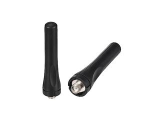 Bingfu Ham Radio - Antena UHF de 435 MHz, paquete de 2 unidades, radio bidireccional, walkie talkie, antena corta de goma suave, 2.3 pulgadas