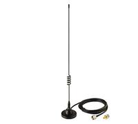 Bingfu Ham Radio Antena Vehículo Móvil Antena Banda Dual VHF UHF 136-174MHz 400-460MHz Magnética Base PL259 Macho para BTECH ICOM Midland Yaesu TYT AnyTone Radio Amateur Bidireccional