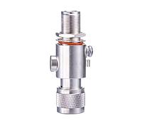 Bingfu Lightning Surge Protector Coaxial Lightning Pararrayos N Macho a N Hembra 50 Ohm DC 0-6GHz Conector para WiFi al Aire Libre 4G LTE GPS Ham Antena 868 MHz Lora Helium Miner Hotspot Antena