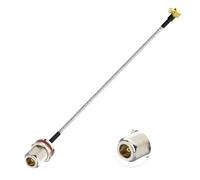BINGFU MCX macho a N hembra 7.87 pulgadas Pigtail RG402 Cable de puente coaxial convertidor para aplicaciones RF Radio SDR Radio Amateur Radio