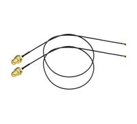 Bingfu RP-SMA Hembra Pigtail Cable Extensión de Antena WiFi 30 cm 2-Paquete para Intel AX200NGW 8265AC 8265NGW 7265AC 9560AC Interfaz M.2 NGFF Tarjeta de Red Inalámbrica Adaptador WiFi
