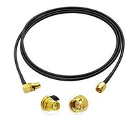 Bingfu SMA Cable Antena SMA Macho a Hembra de Ángulo Recto Cable de Extensión RG174 100cm para Antena 4G LTE WLAN FPV Homematic CCU2 CC1101 Huawei Router MULWEG
