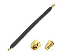 Bingfu SMA Cable Pasante de Ventana 30CM SMA Macho a Hembra Pasante de Ventana de Cable Plano para LoRa Antena 4G LTE Antena de Minero de Helio,1 Paquete