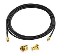 Bingfu SMB Cable Coaxial SMB Macho a SMB Hembra Adaptador con 3m 9.84ft RG174 Cable de extensión para DAB Antena DAB + Radio Alpine AiliTech Clarion Pioneer