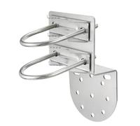 Bingfu Soporte Montaje en Poste de Antena a Abrazadera de Mástil de Pared Accesorios de Hardware Antioxidantes por Exterior Hogar Soporte para Poste de Antena, Kits de Montaje en Poste