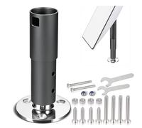 Bingfu Starlink Kit de Montaje de Soporte para Antena Starlink Satellite Dishy V2-Adaptador de Tubo Sólido y Kit de Base de Antena de Acero Inoxidable para Marinas, Embarcaciones y Automotrices