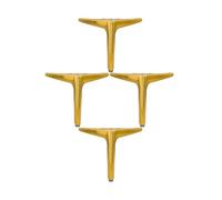 BINGGA 4 patas de metal para muebles, estilo moderno, patas de repuesto para estantería, sofá, armario, silla, mesa de café