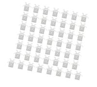 BINGGA Paquete de 50 elegantes cajas huecas para caramelos, cajas de papel hechas a mano, organizadores de dulces de boda, decoraciones de fiesta