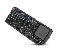 Binghe Mini Teclado Inalámbrico con Panel Táctil, Mini Teclado Bluetooth, A8 2.4G Teclado Inalámbrico con Retroiluminación Blanca para Windows/Linux/Mac/Android/Google/Smart TV OS