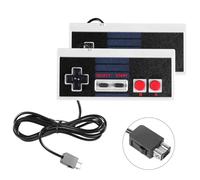 Binghe NES Game Controller, Mini Classic Edition Controller con NES Interfaz y Compatible con Nintendo NES/PC/M-A-C/Raspberry Pi 3(2 Piezas)