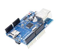 Binghe Tarjeta de expansión de red Ethernet Shield W5100, Compatible con Arduino, Incluye ranura para tarjeta SD