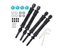 BingHFobbyHuo Eje de transmisión delantero y trasero CVD actualiza piezas para RC 1/10 Traxxas Slash 4X4 VXL Series Reemplazo 6851 6852 (gris)