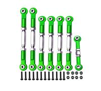 BingHFobbyHuo - Juego de tensores ajustables con extremos de varilla para Traxxas Slash 1/10 4X4/2WD. (Verde)