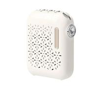 BINGNU Amplificador de Voz, Amplificador Inalámbrico Mini Altavoz De Voz Portátil Multifuncional con Micrófono Conferencia Profesor(White-Wireless)