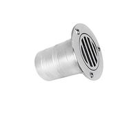 BINGNU Drenaje de Piso Dividido de Cubierta Abierta for yate, Drenaje de Piso Recto de Acero Inoxidable 316, Drenaje de Piso Recto de Salida de 2 Pulgadas(Two Inches in One Piece)