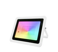 BINGNU Focos LED, 2 0W 30W 50W 100W RGB Luz de LED Fluorescente IP68 Impermeable Lámpara Pared la del Flojo inundación Jardín reflectector Encendiendo para Garaje y jardín(Without Battery_30W)