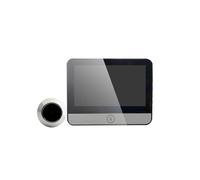 BINGNU Timbre con Video, Timbre con Mirilla Digital intelinte Pantalla IPS de 4,3" y Gran Capacidad, cámara Puerta Ojo Gato, 120°, 2K, 300 W píxeles, Monitor Exterior(Black 32G)