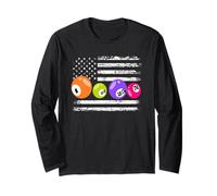 Bingo Bandera Americana Números Patriótico Bingo Jugador Manga Larga