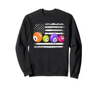 Bingo Bandera Americana Números Patriótico Bingo Jugador Sudadera