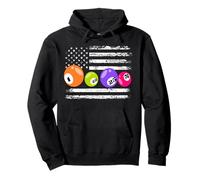 Bingo Bandera Americana Números Patriótico Bingo Jugador Sudadera con Capucha
