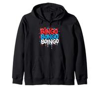 Bingo Bongo Boingo Divertido Retro Juego Ritmo Sudadera con Capucha
