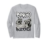 Bingo Buddies Raccoon Funny Matching Bingo Partner Manga Larga