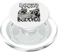 Bingo Buddies Raccoon Funny Matching Bingo Partner PopSockets PopGrip para MagSafe